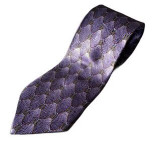 Karen Bierce The Nature Conservancy Pycanum Bug Men's Purple Necktie Handmade